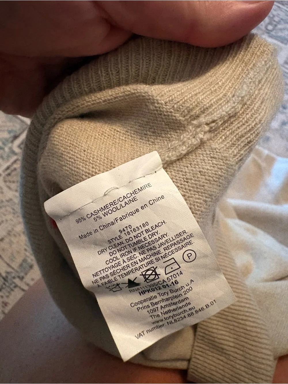 Tory Burch cashmere blend sweater, Women’s Medium